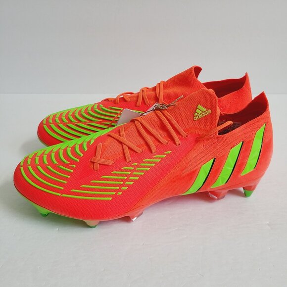 NEW Adidas Predator Edge.1 SG Soccer Cleats GW1010 Size 8.5 Solar Red
